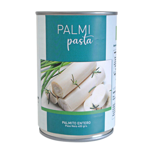 palmito entero palmipasta lata de 400 gramos calidad premium